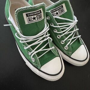 Converse Green Canvas Sneakers